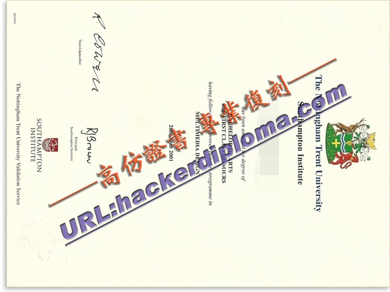 诺丁汉特伦特大学南安普敦学院文凭在线办理：轻松获取你的毕业证明